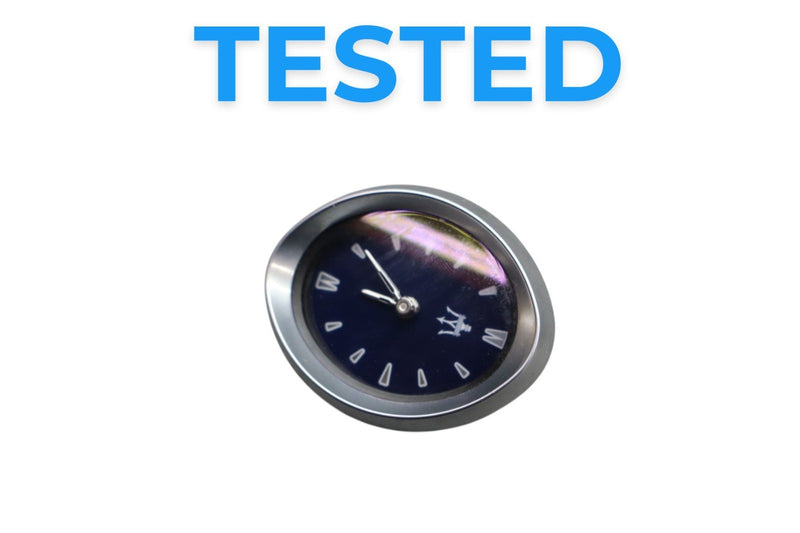 Load image into Gallery viewer, 14-18 Maserati Ghibli S Center Dash Dashboard Analog Clock Black 670021647 Oem