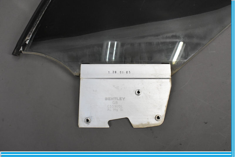 Load image into Gallery viewer, 03-10 Bentley Continental GT Left Driver Side Vent Glass Window Panel Oem