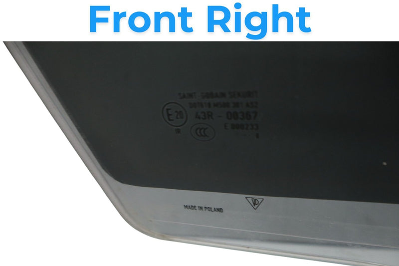 Load image into Gallery viewer, 11-18 Porsche Cayenne Turbo 958 Front Right Passenger Side Door Window Glass Oem