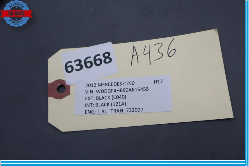 Load image into Gallery viewer, 08-14 Mercedes W204 C350 Front Right Side Door Window Glass Rubber Seal Oem