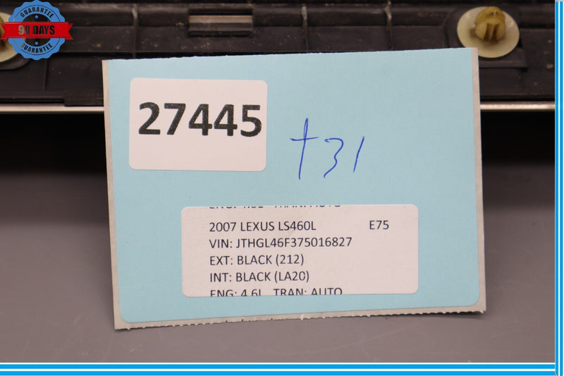 Load image into Gallery viewer, 07-12 Lexus LS460 Front Left Driver Side Door Sill Scuff Panel Trim Oem