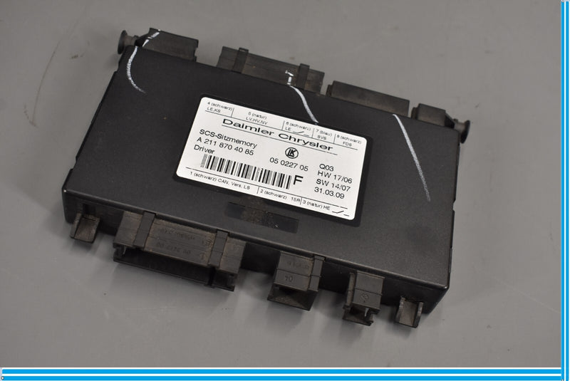 Load image into Gallery viewer, 07-12 Mercedes GL450 GL550 X164 Front Left Driver Seat Control Module Oem