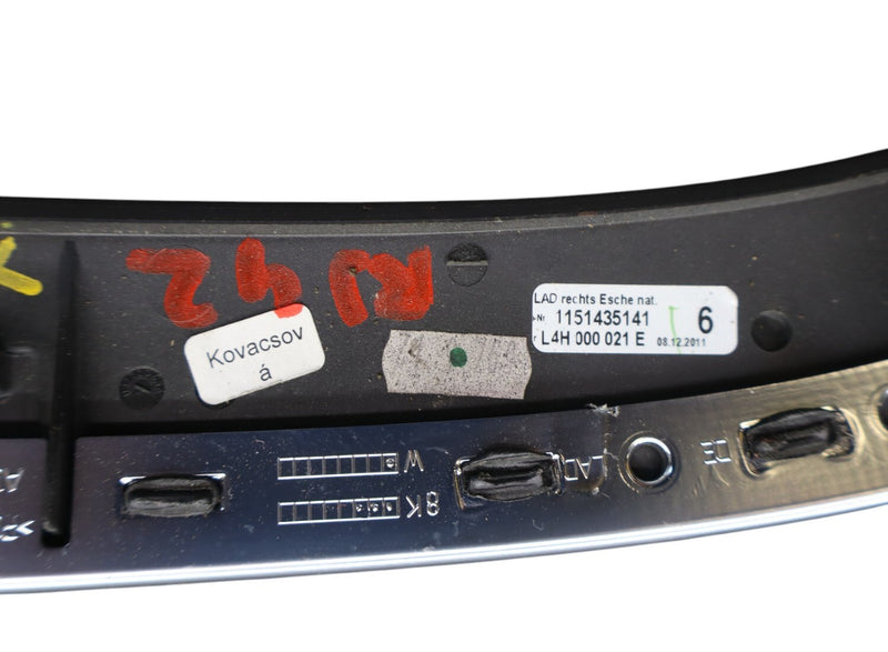 Load image into Gallery viewer, 11-18 Audi A8L Front Right Seat Upper Back Panel Wood Grain Trim Molding Oem