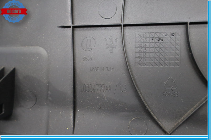 Load image into Gallery viewer, 14-22 Maserati Ghibli M157 Front Right Side Seat Switch Cover Trim Black Oem