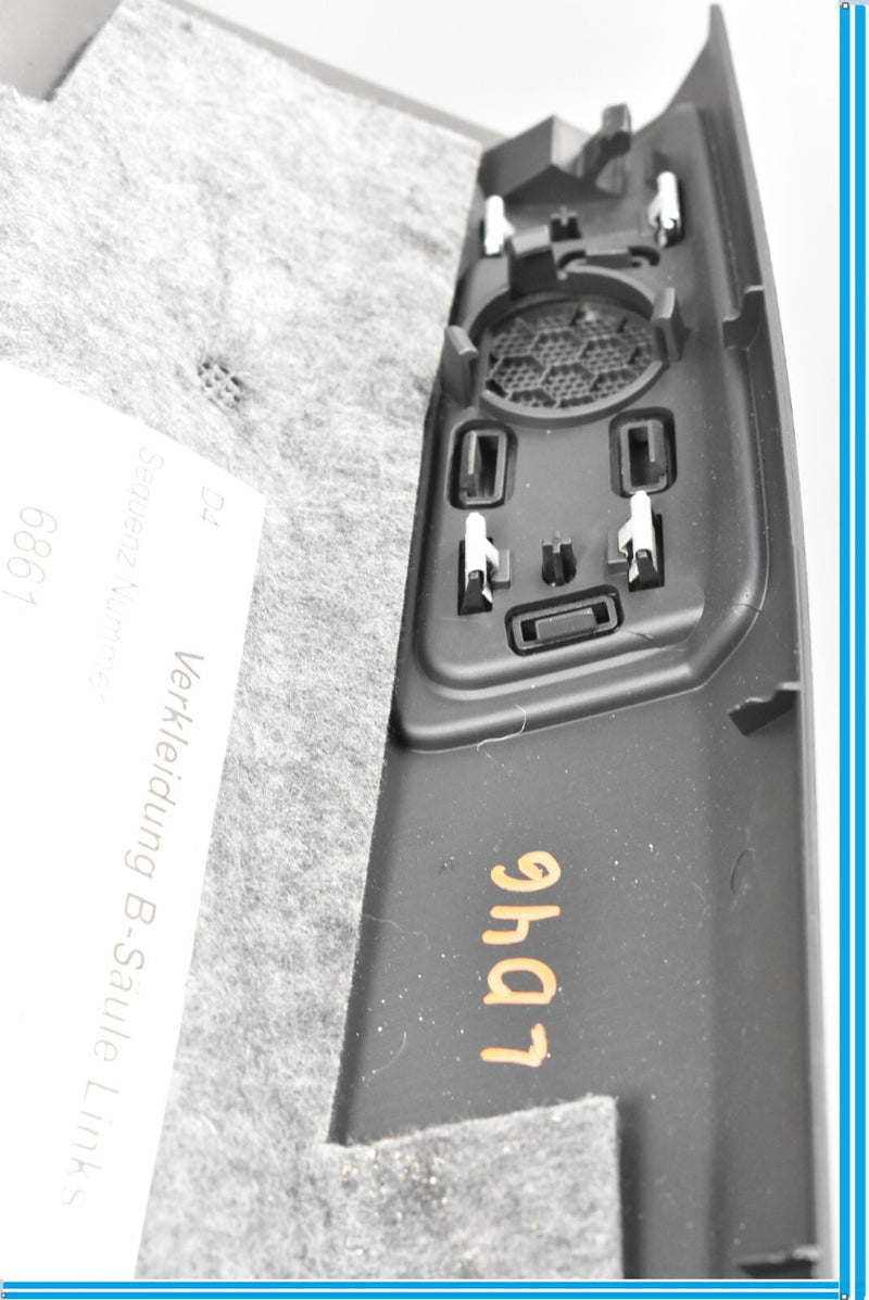 Load image into Gallery viewer, 11-18 Audi A8 S8 Quattro Right Center Passenger Side Pillar Cover Trim Panel Oem