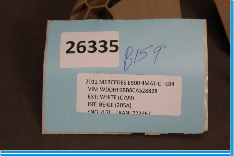 Load image into Gallery viewer, 10-13 Mercedes E500 E350 CLS550 Front Right Seat Inner Trim Reinforced Cover Oem