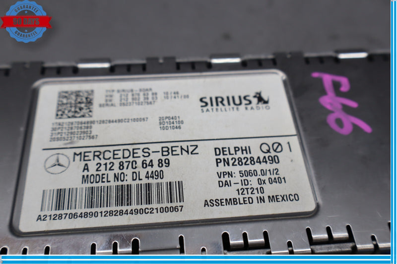 Load image into Gallery viewer, 12-14 Mercedes C250 C350 Sirius Satellite Radio Receiver 2128706489 Oem