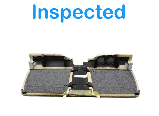 90-95 Mercedes SL500 SL320 R129 Rear Lower Storage Compartment Carpet Black Oem