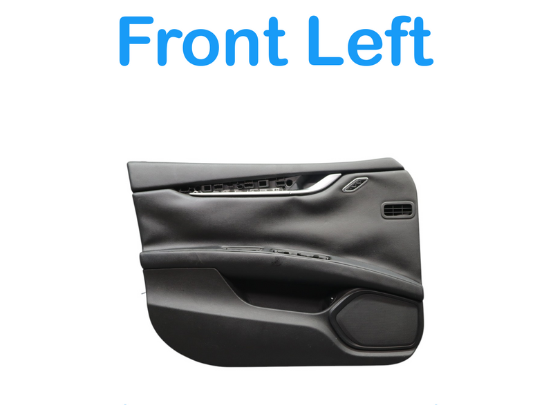 Load image into Gallery viewer, 14-22 Maserati Ghibli M157 Front Left Driver Side Interior Door Panel Trim Oem