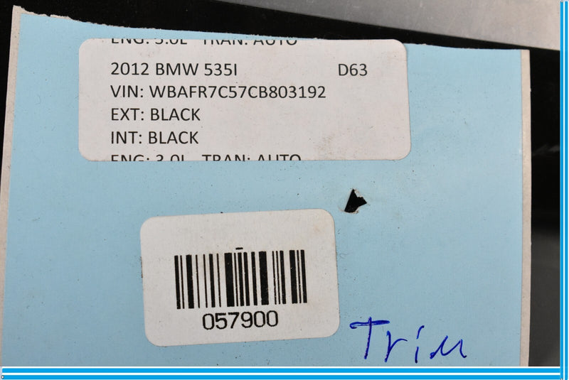 Load image into Gallery viewer, 11-16 BMW 535i F10 Front Left Driver Side Door Panel Ash Wood Trim Oem
