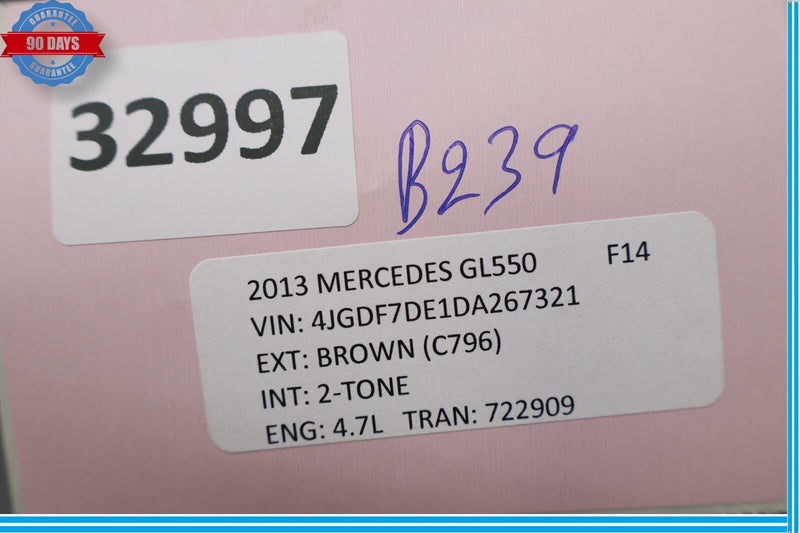 Load image into Gallery viewer, 13-19 Mercedes GL550 3rd Row Right Side Seat Folding Power Switch Button Oem