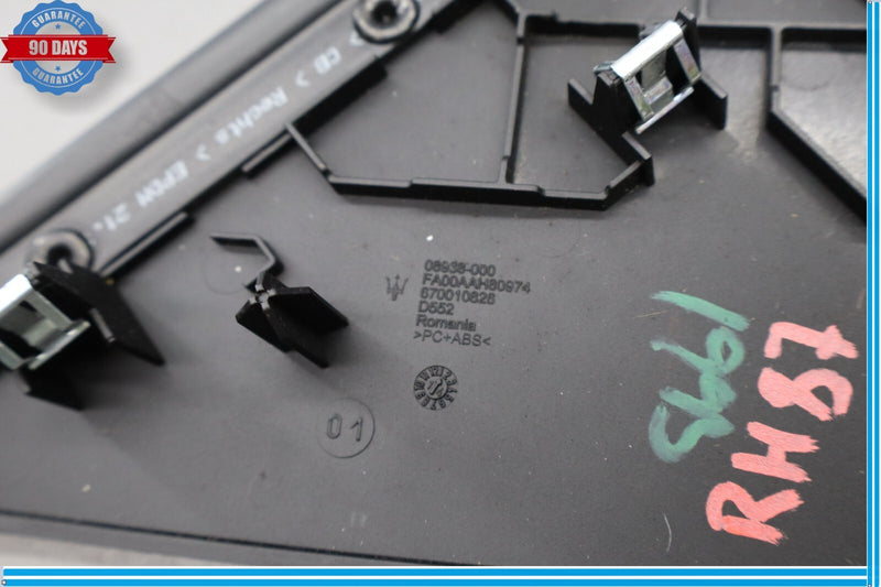 Load image into Gallery viewer, 14-20 Maserati Ghibli Front Dash Right Passenger Side End Cap Trim Cover Oem