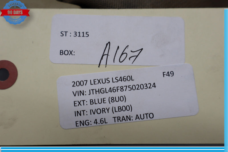 Load image into Gallery viewer, 07-12 Lexus XF40 LS460 LS460L Rear Center Seatbelt Seat Belt Buckle Oem