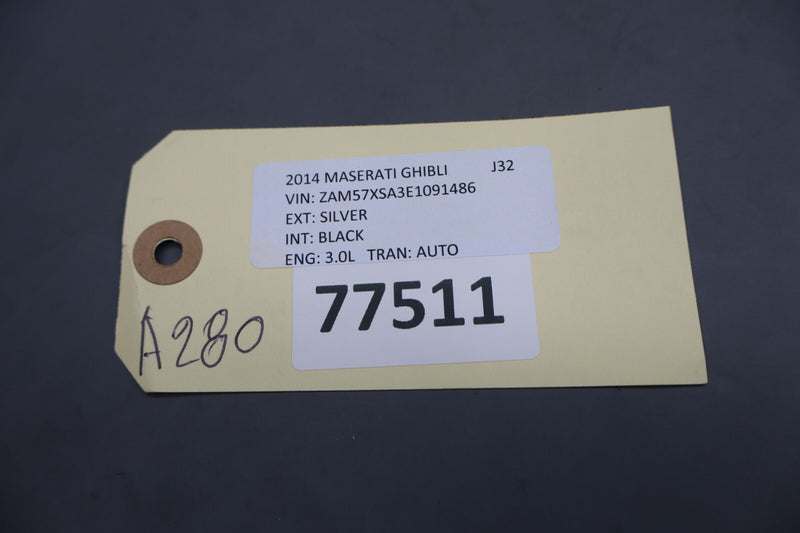 Load image into Gallery viewer, 14-17 Maserati Ghibli Rear Left Side Door Molding Moulding Trim Panel Cover Oem