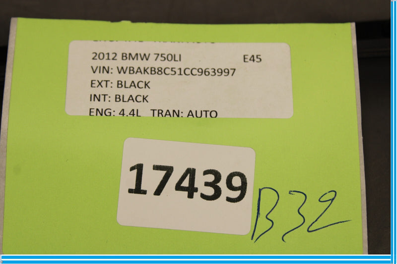 Load image into Gallery viewer, 09-12 BMW 750Li F01 F02 Front Dashboard Dash Board Bezel Wood Panel Trim Oem