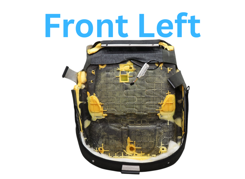 Load image into Gallery viewer, 14-21 Maserati Ghibli Front Left Driver Bottom Seat Leather Cushion Black Oem