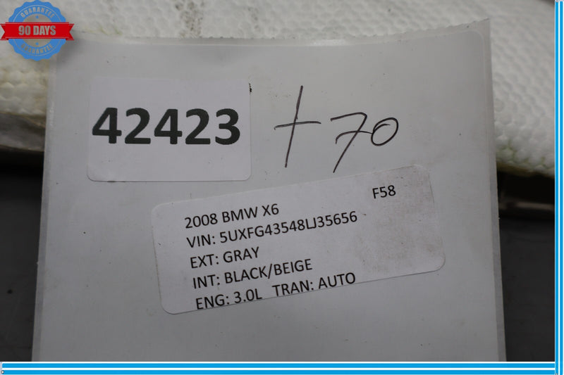 Load image into Gallery viewer, 08-14 BMW X5 X6 E70 Rear Left Driver Side C Pillar Trim Cover Panel Black Oem