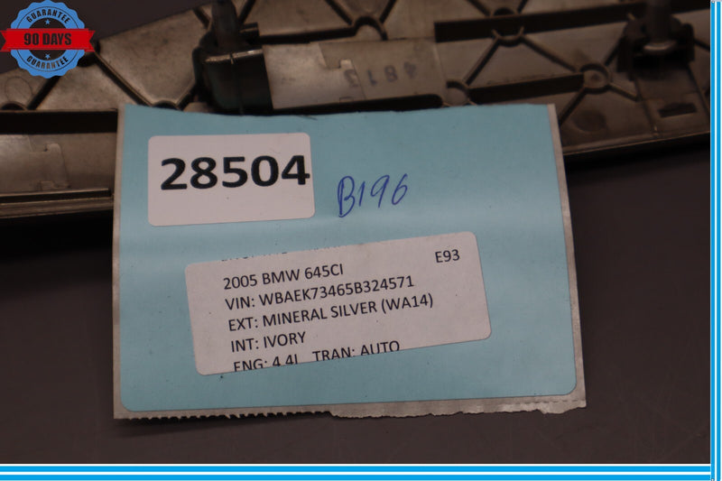 Load image into Gallery viewer, 04-10 BMW 645Ci 645i E64 Left Driver Side Door Interior Trim Cover Oem