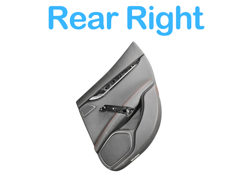 Load image into Gallery viewer, 14-17 Maserati Ghibli Rear Right Passenger Side Door Interior Panel Trim Oem