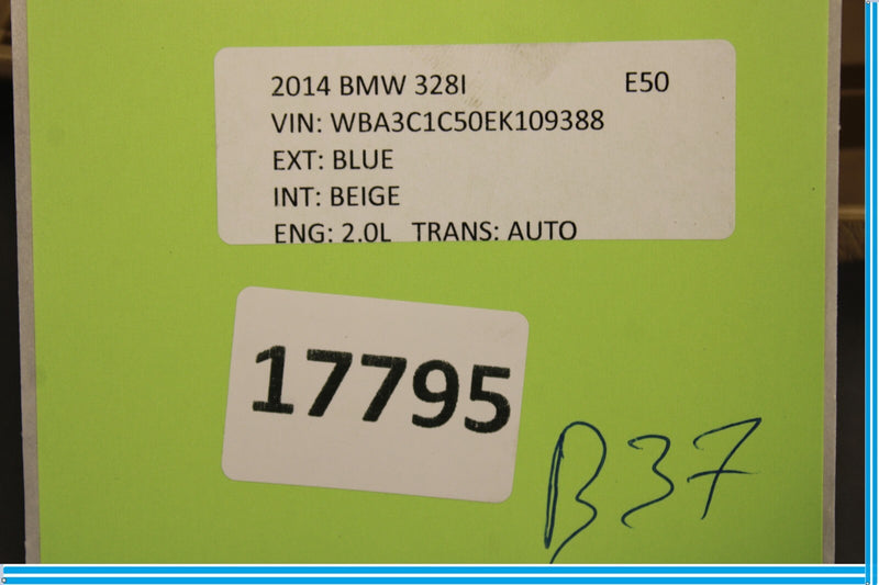 Load image into Gallery viewer, 12-15 BMW 320i 328i F30 Front Right Passenger Side Inner Seat Trim Cover Oem