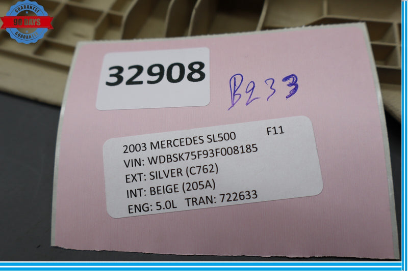 Load image into Gallery viewer, 03-12 Mercedes SL500 SL600 R230 Front Right Under Seat Compartment Trim Oem