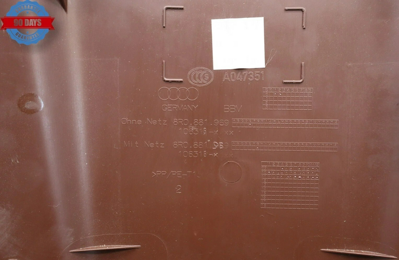 Load image into Gallery viewer, 11-17 Volkswagen Touareg VW Front Right Side Seat Backrest Trim Cover Panel Oem