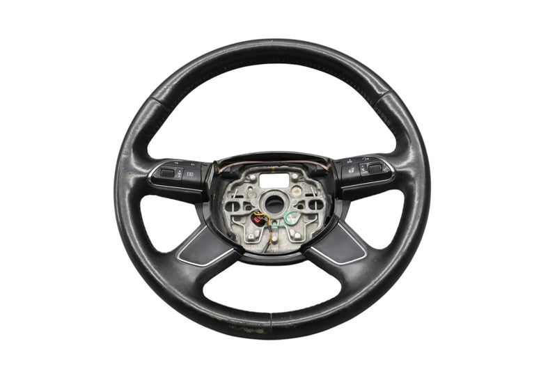 Load image into Gallery viewer, 12-15 Audi A6 4 Spoke Steering Wheel W/ Control Switches Black 4G0419091 Oem