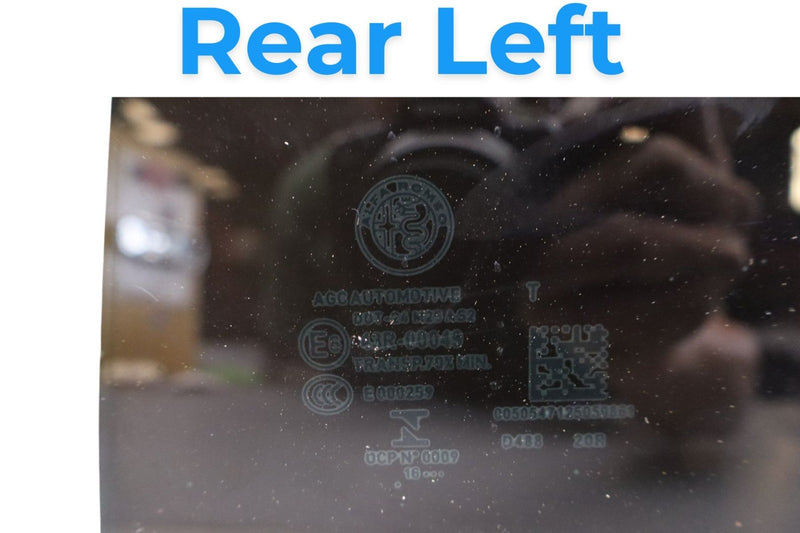 Load image into Gallery viewer, 17-23 Alfa Romeo Giulia Rear Left Driver Side Door Window Auto Glass Oem