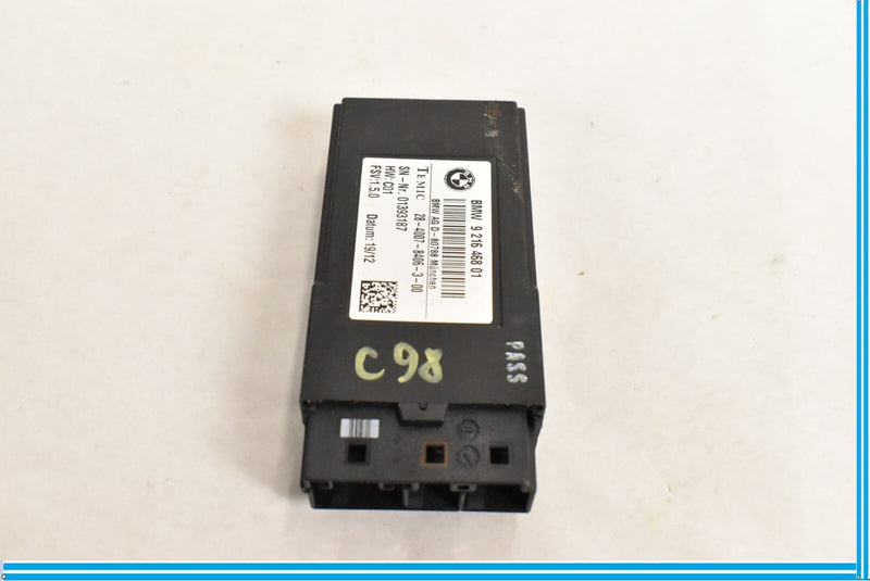 Load image into Gallery viewer, 11-16 BMW 528i 535i 550i F10 Seat Control Module Unit Temic 9216468 Oem