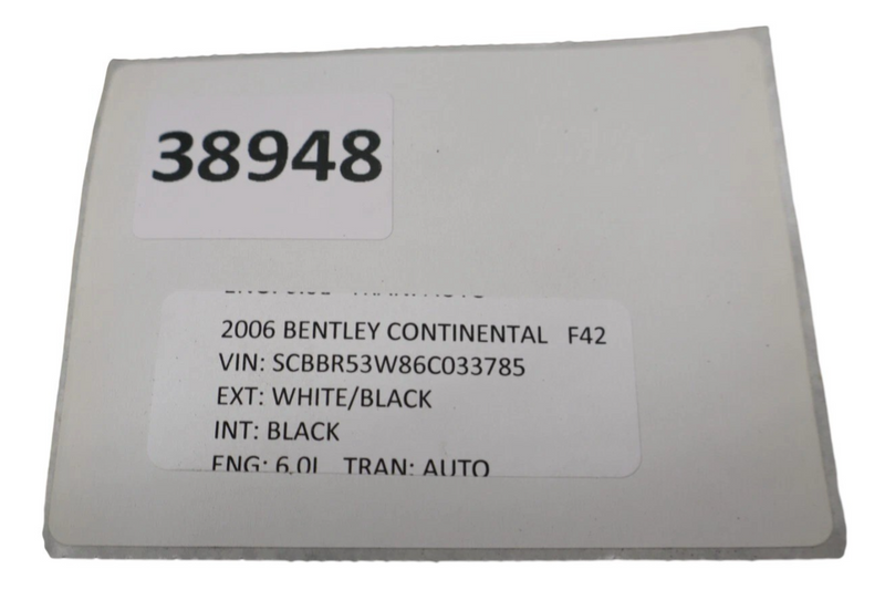 Load image into Gallery viewer, 06-12 Bentley Continental Flying Spur Right Side Door Vent Auto Glass Oem