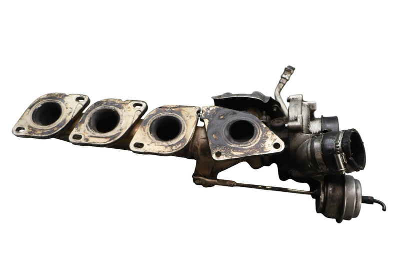 Load image into Gallery viewer, 11-20 Mercedes GL550 M278 Left Side Turbocharger Turbo Charger Manifold Oem