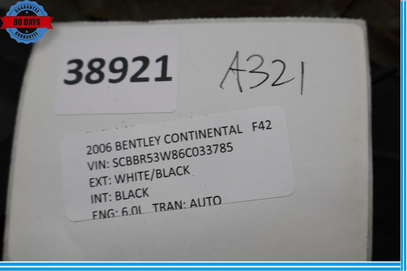 Load image into Gallery viewer, 06-12 Bentley Continental Flying Spur Rear Right Side C-Pillar Cover Trim Oem