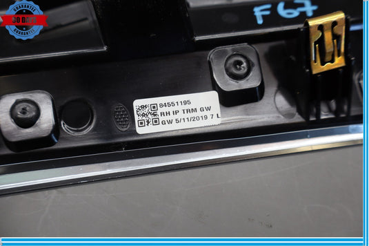 18-21 Buick Enclave Avenir Right Dash Outer Dashboard Air Vent Bezel Molding Oem