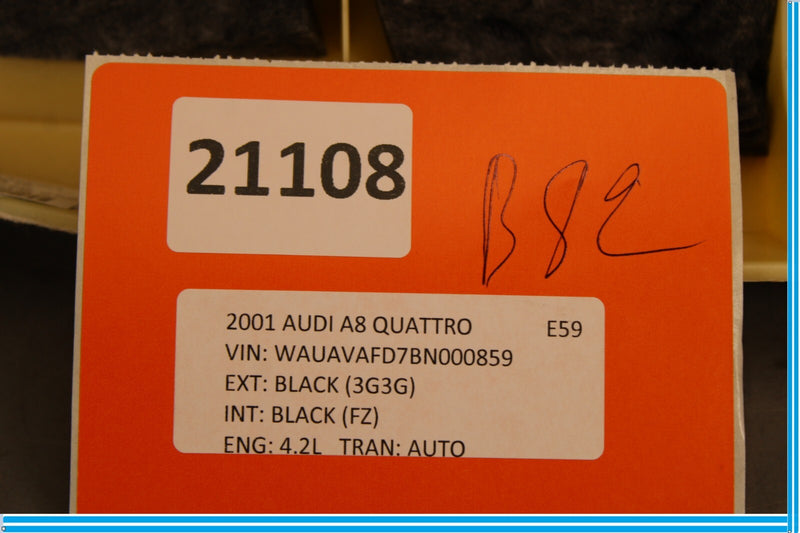 Load image into Gallery viewer, 11-18 Audi A8 Quattro Right Passenger Side Quarter D Pillar Trim Panel Cover Oem