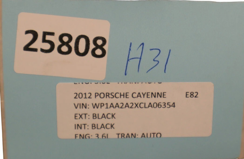 Load image into Gallery viewer, 11-18 Porsche Cayenne Rear Left / Right Upper Seat Head Rest Headrest Black Oem