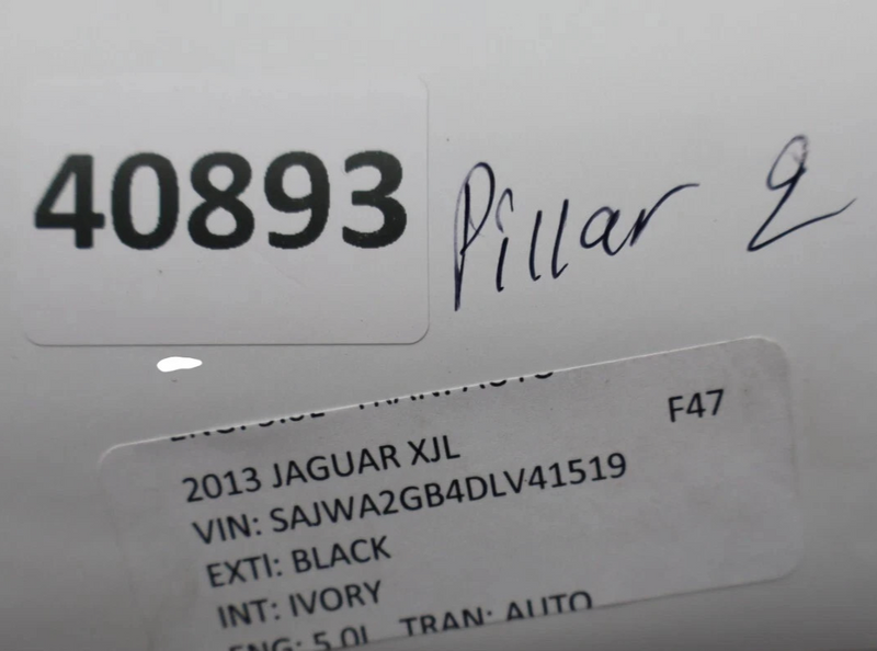 Load image into Gallery viewer, 10-19 Jaguar XJ XJL Front Right Passenger A Pillar Trim Panel AW93F03512 Oem