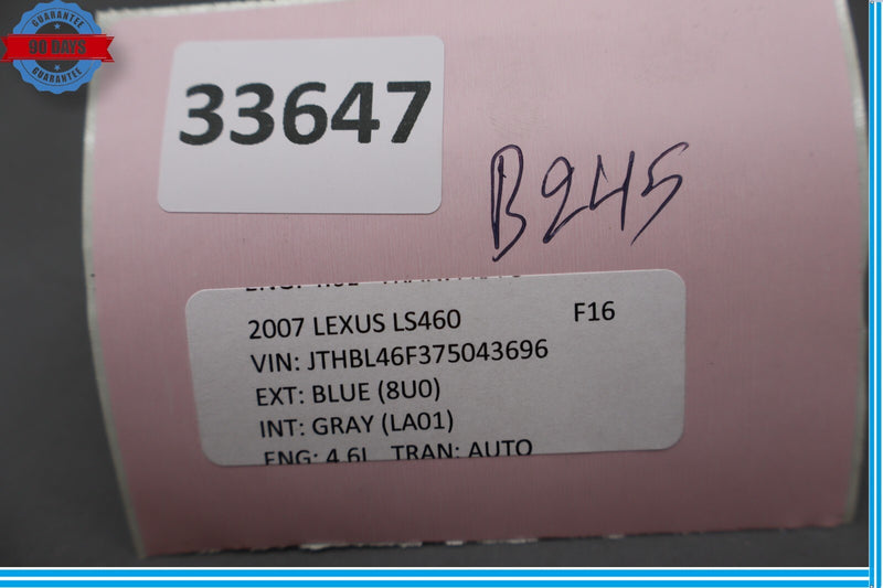 Load image into Gallery viewer, 07-12 Lexus LS460L Front Right Passenger Seat Adjustment Control Switch Oem