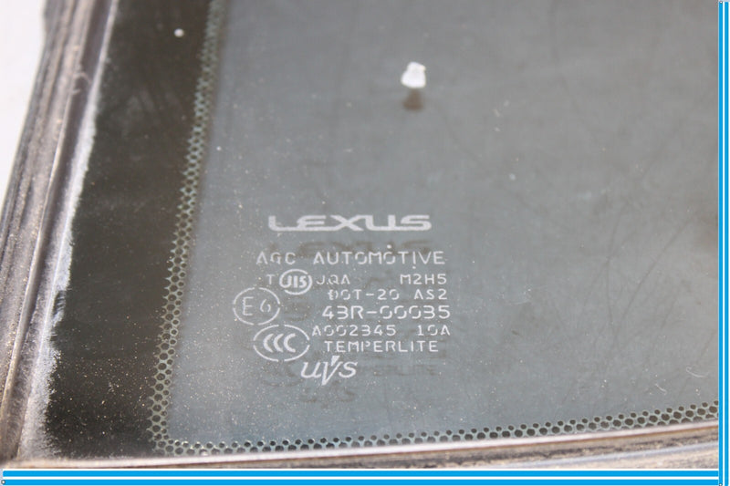 Load image into Gallery viewer, 07-17 Lexus LS460 Rear Left Driver Door Corner Quarter Window Glass Oem