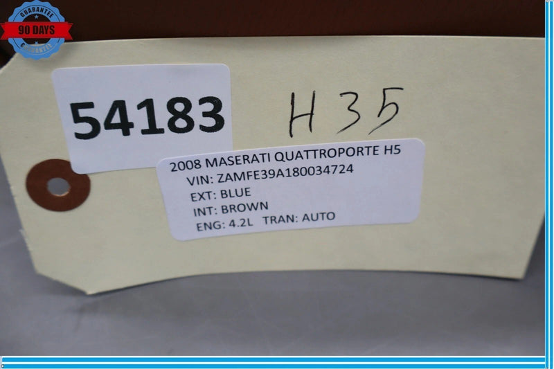 Load image into Gallery viewer, 03-13 Maserati Quattroporte M139 Rear Center Seat Headrest Brown 30817705A OEM