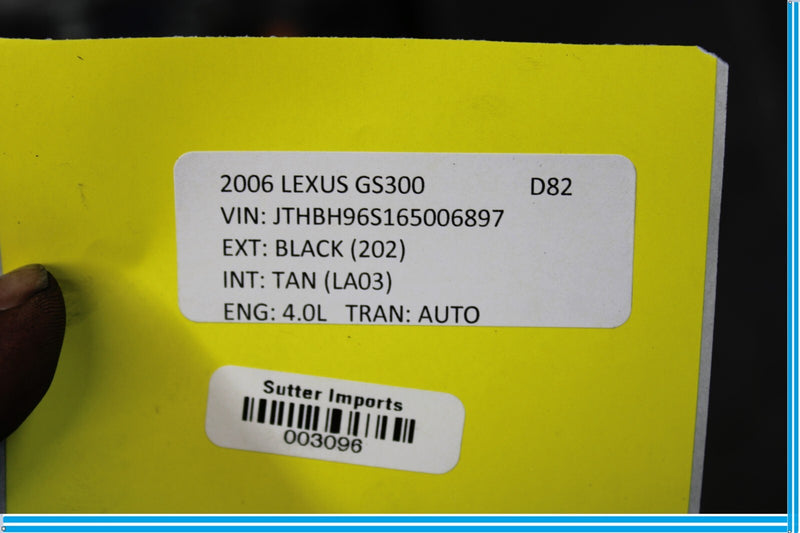 Load image into Gallery viewer, 2006 Lexus GS300 Front Left Seat Lower Frame Track Rail w Motor Oem