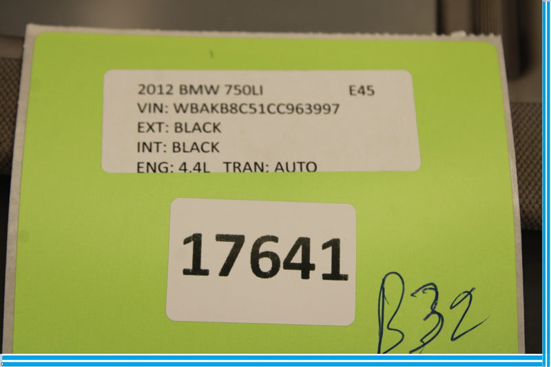 Load image into Gallery viewer, 09-15 BMW 750i 750Li F01 F02 Front Left Driver Side Upper Sunvisor W/ Mirror Oem