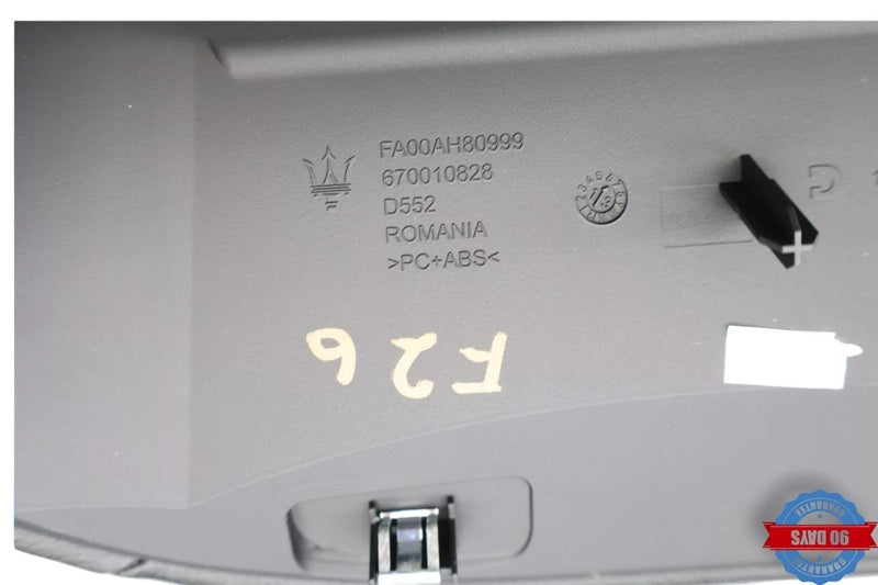 Load image into Gallery viewer, 14-17 Maserati Ghibli M157 Instrument Cluster Speedometer Trim Cover Black OEM