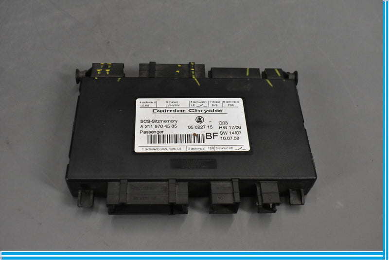Load image into Gallery viewer, 06-12 Mercedes W164 GL500 GL450 Front Right Side Seat Control Module ECU Oem
