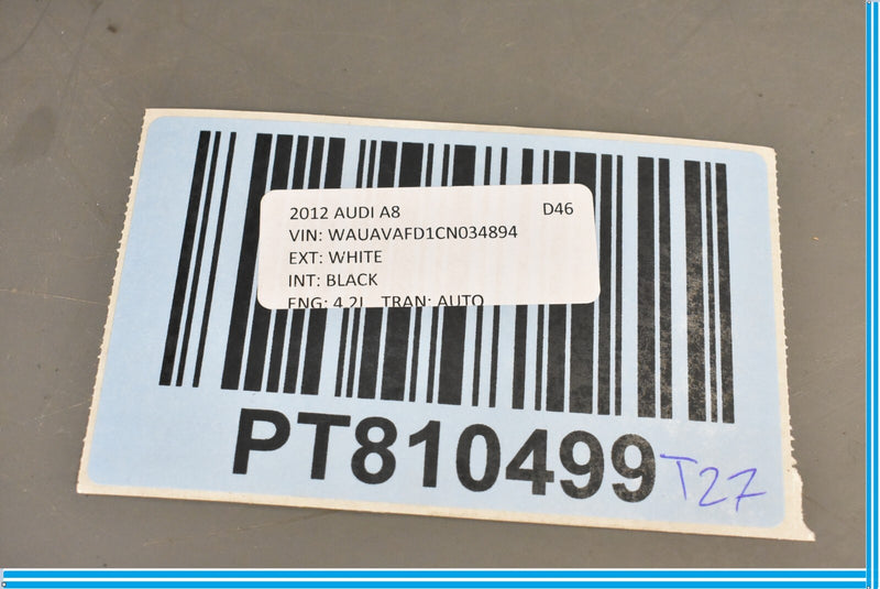 Load image into Gallery viewer, 11-14 Audi A8 Right Passenger Side Door Sill Scuff Plate Trim Cover Panel Oem