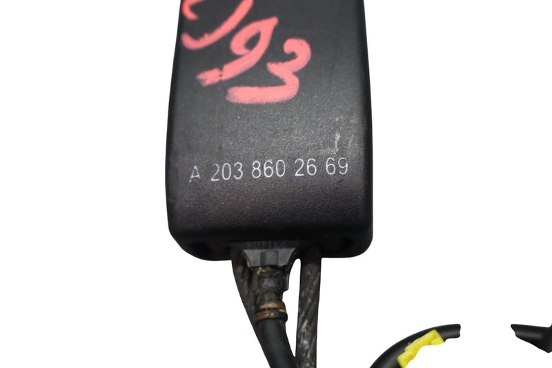 Load image into Gallery viewer, 03-09 Mercedes CLK55 AMG CLK350 W209 Front Left Side Seat Belt Buckle Black Oem