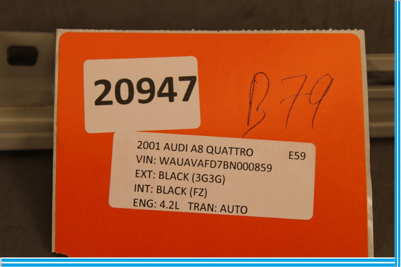 Load image into Gallery viewer, 11-18 Audi A8 Rear Left Side Electric Sunshade Track Trim Cover Oem