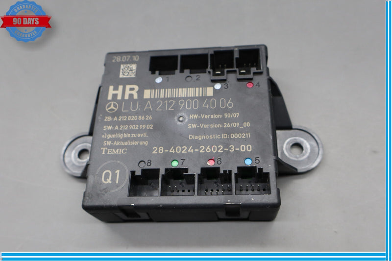 Load image into Gallery viewer, 08-18 Mercedes W212 C300 E350 Rear Right Passenger Side Door Control Module Oem