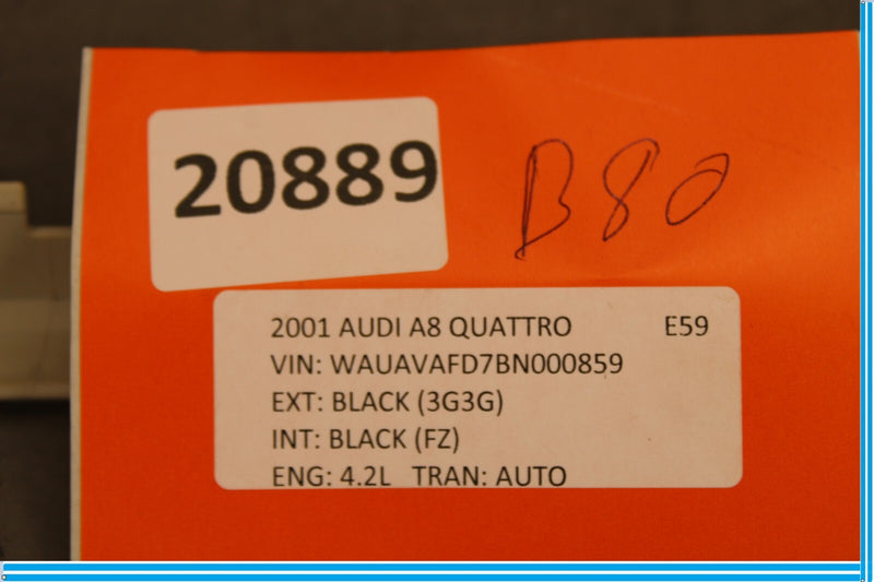 Load image into Gallery viewer, 11-18 Audi A8 Quattro Rear Left Side Sun Shade Deck Track Cover Trim Oem