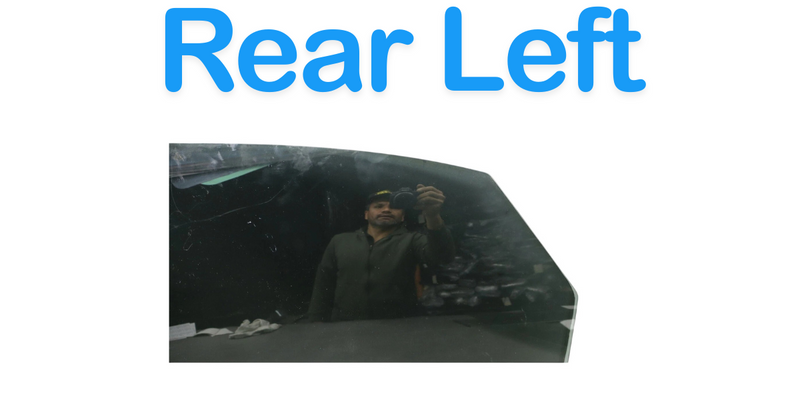 Load image into Gallery viewer, 11-18 Audi A8 A8L Quattro Rear Left Driver Side Door Window Auto Glass Black Oem