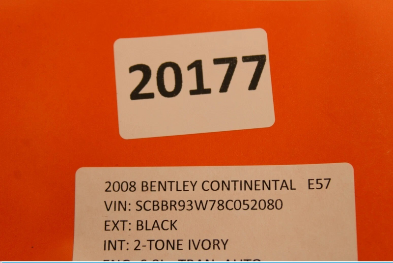 Load image into Gallery viewer, 06-13 Bentley Continental Front Right Side Seat Back Trim Cover Panel Oem